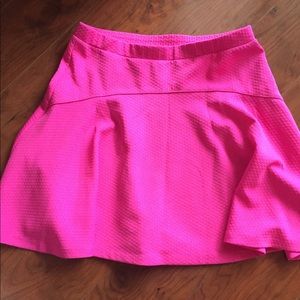 Aqua Hot Pink Mini Skirt